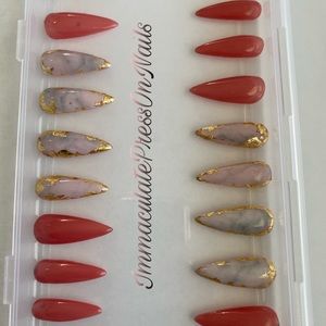 Authentic custom press on nails